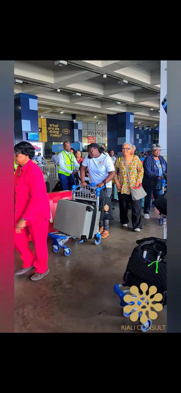 Marietta group arrive in Ghana