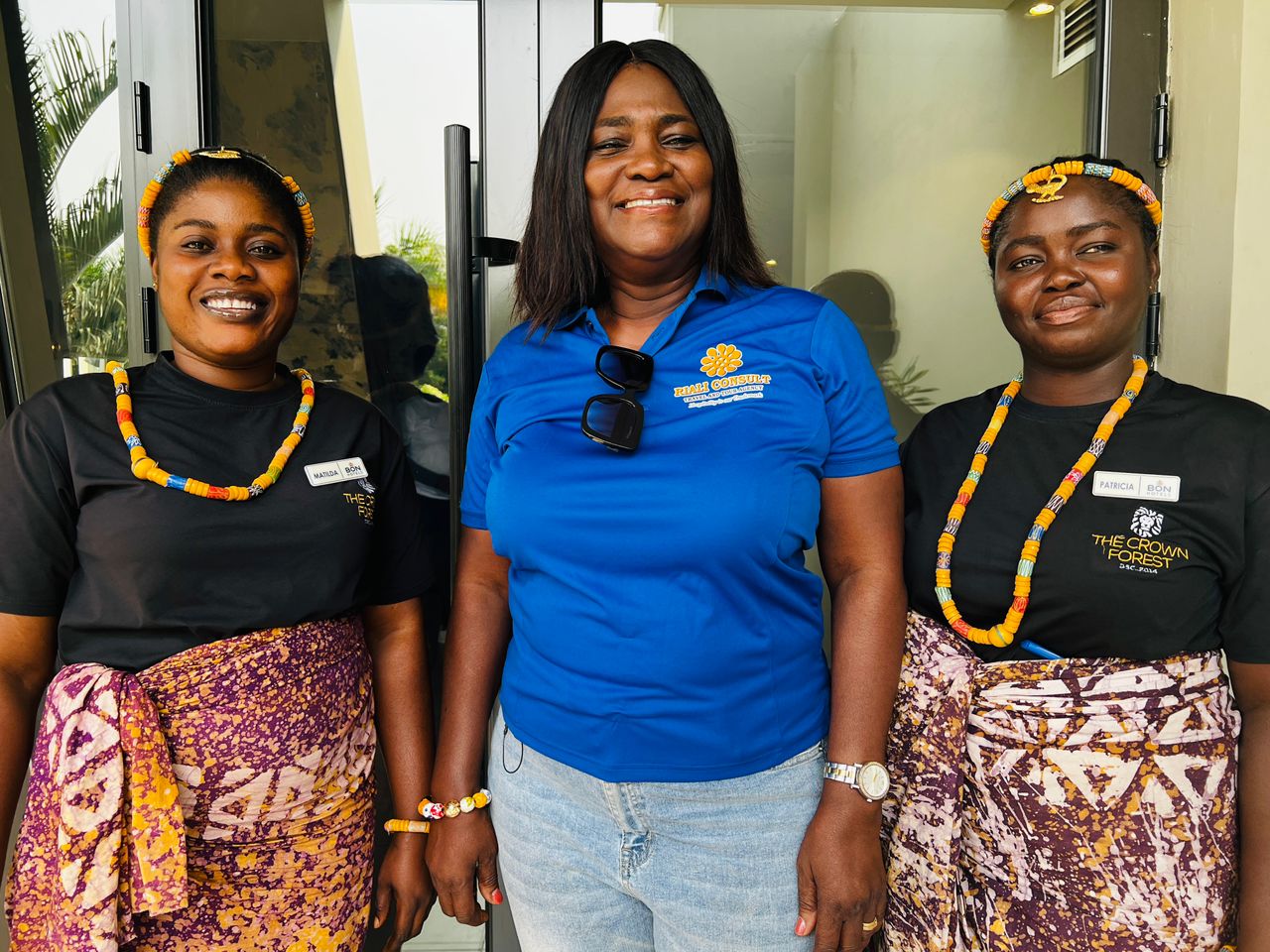 Familiarization tour to crown forest and Tills beach resort