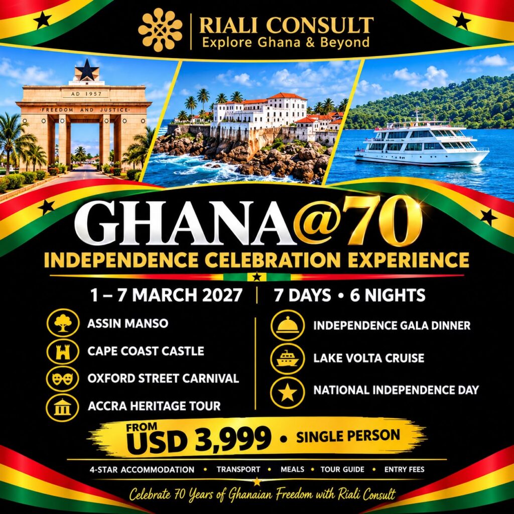 Ghana@70 celebration tour packages